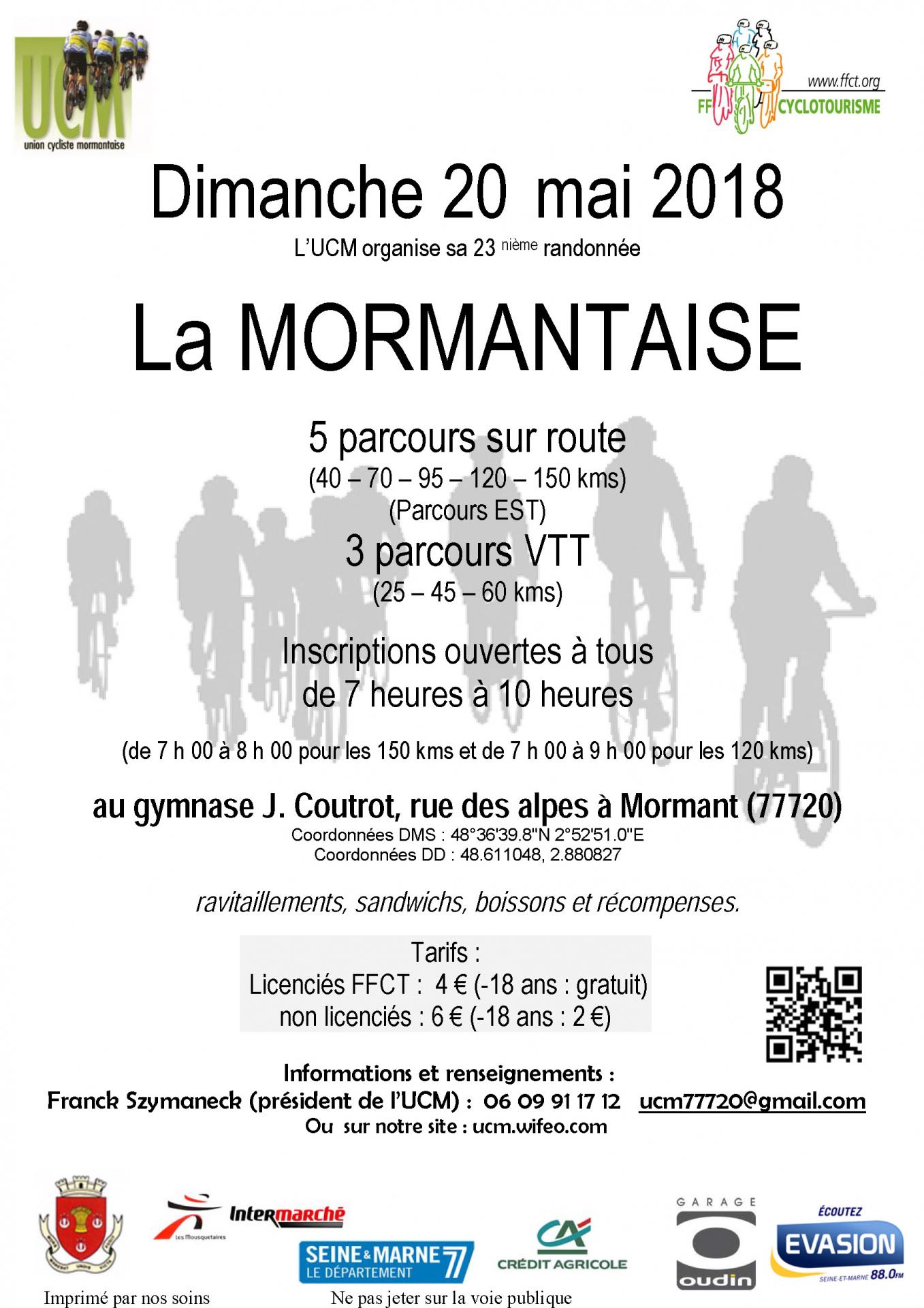 Affiche a4 mormantaise est coordonee 2018